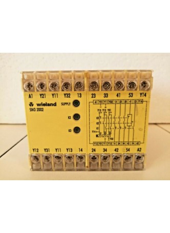 Wieland Schleicher Safety Switching Device SNO 2002-230 p/n: R1.188.0270.3